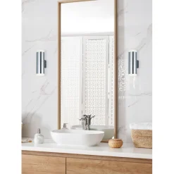 LED-seinävalaisin Trio Ray 166x52x80 mm IP44 kromi