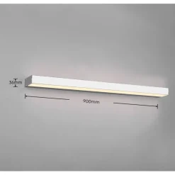 LED-seinävalaisin Trio Rocco H2O eri kokoja ja värejä