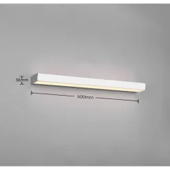 LED-seinävalaisin Trio Rocco H2O eri kokoja ja värejä