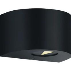 LED-seinävalaisin Trio Rosario 90x150x105 mm mattamusta IP44