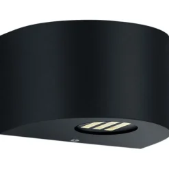 LED-seinävalaisin Trio Rosario 90x150x105 mm mattamusta IP44