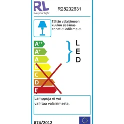 LED-seinävalaisin Trio Rosario 90x150x105 mm mattavalkoinen IP44