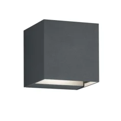 LED-seinävalaisin ulos Trio Adaja 80x80x80mm antrasiitti