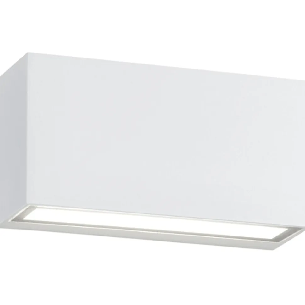 LED-seinävalaisin ulos Trio Trent 50x140x70mm mattavalkoinen