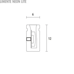LED-silikoniprofiili Limente LED-Neon Lite 4000K 24V IP67 5m