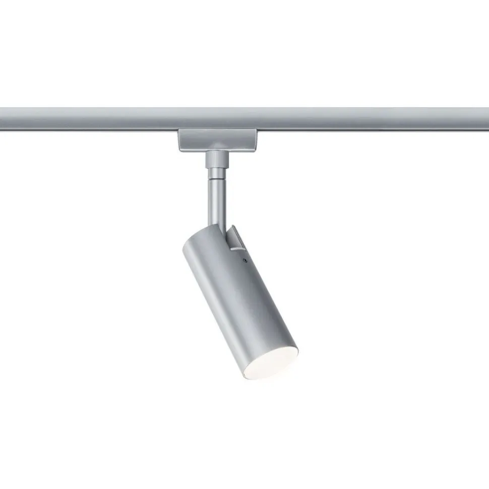 LED-spottivalaisin kiskoon Paulmann URail Tubo, 4000K, himmennettävä, mattakromi