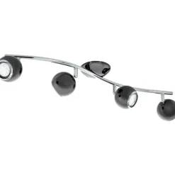 LED-Spottivalaisin Eglo Bimeda 4-osainen musta/nikkeli