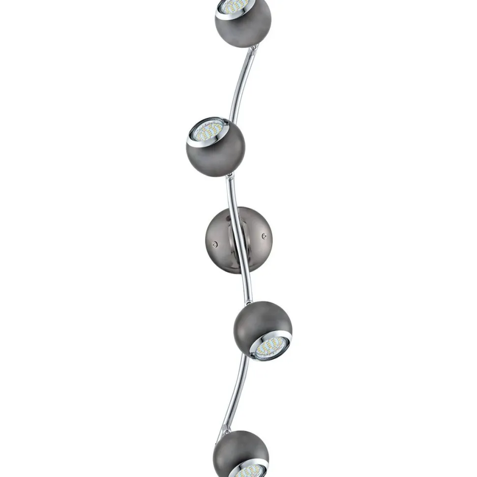 LED-Spottivalaisin Eglo Bimeda 4-osainen musta/nikkeli