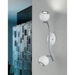LED-Spottivalaisin Eglo Bimeda 2-osainen valkoinen