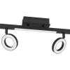 LED-Spottivalaisin Eglo Cardillio 2 2-osainen 38,5x8,5x17,5cm musta/valkoinen