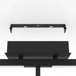 LED-Spottivalaisin Eglo Cardillio 2 3-osainen 38,5x8,5x17,5cm musta/valkoinen