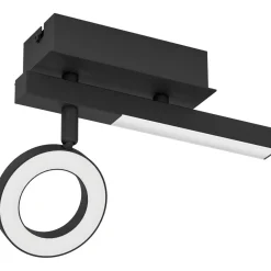 LED-Spottivalaisin Eglo Cardillio 2 2.2W 22,5x6,5x16,5cm musta/valkoinen