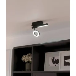 LED-Spottivalaisin Eglo Cardillio 2 2.2W 22,5x6,5x16,5cm musta/valkoinen