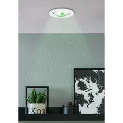 LED-Spottivalaisin Eglo connect.z Saliceto-Z 8,8cm 5W upotettava musta