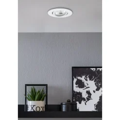 LED-Spottivalaisin Eglo connect.z Saliceto-Z 8,8cm 5W upotettava musta