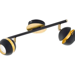 LED-Spottivalaisin Eglo Nocito 2-osainen GU10 musta/kulta