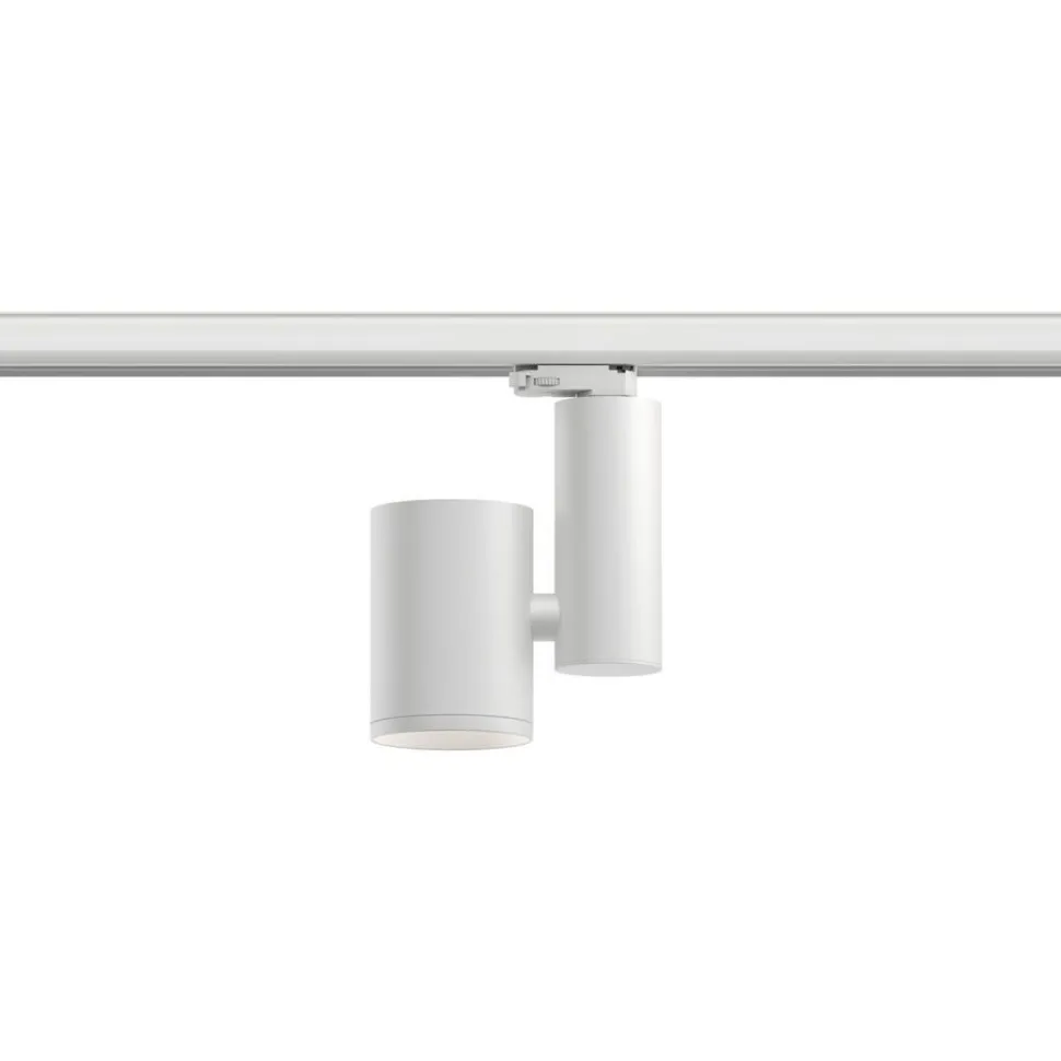 LED-spottivalaisin kiskoon Paulmann ProRail3 Zeuz, 60°, 4000K, himmennettävä, hopea