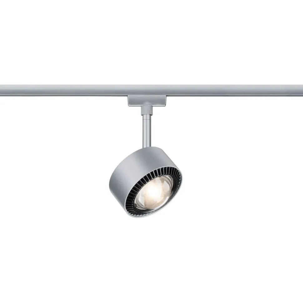 LED-Spottivalaisin kiskoon Paulmann URail Aldan himmennettävä mattakromi