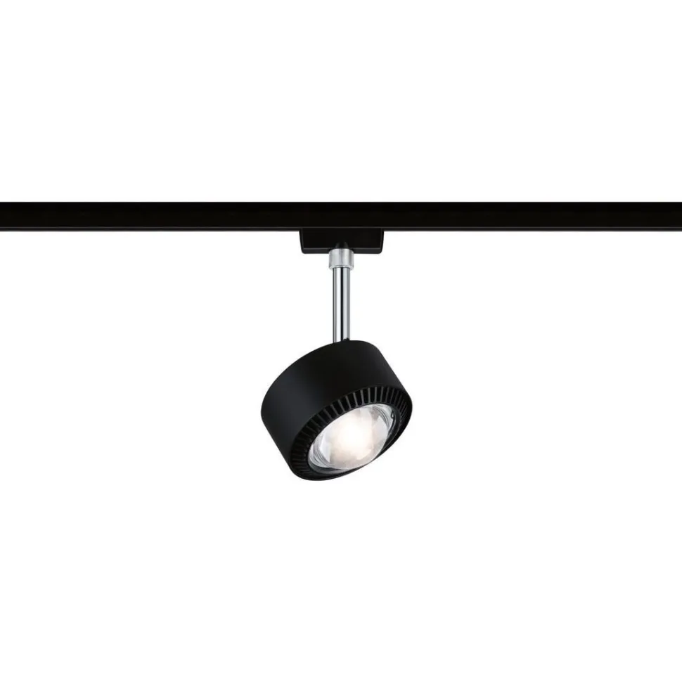LED-spottivalaisin kiskoon Paulmann URail Aldan, 4000K, himmennettävä, mattakromi