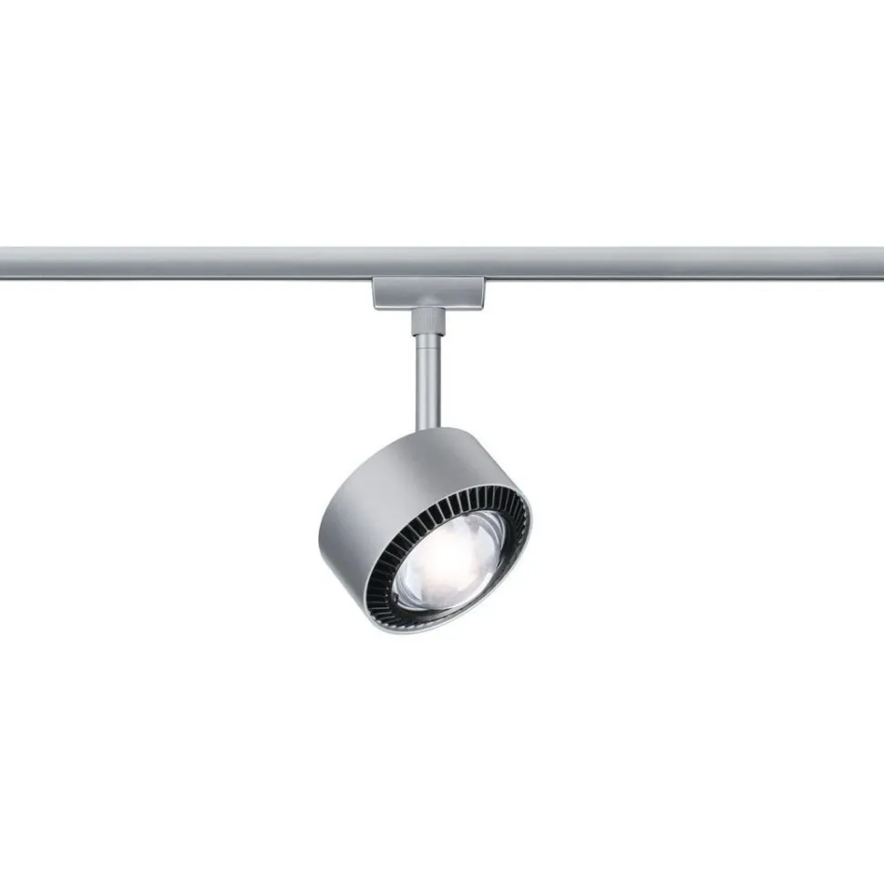 LED-spottivalaisin kiskoon Paulmann URail Aldan, 4000K, himmennettävä, mattakromi
