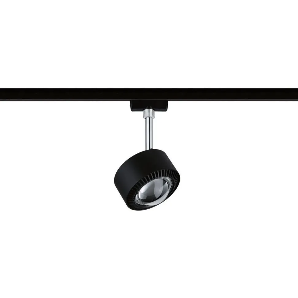 LED-spottivalaisin kiskoon Paulmann URail Aldan, 4000K, himmennettävä, mattakromi
