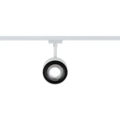 LED-spottivalaisin kiskoon Paulmann URail Aldan, 2700K, himmennettävä, valkoinen/musta