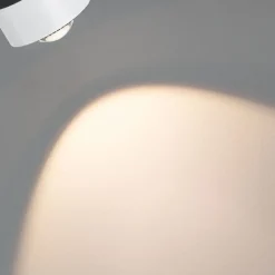 LED-spottivalaisin kiskoon Paulmann URail Aldan, 2700K, himmennettävä, valkoinen/musta