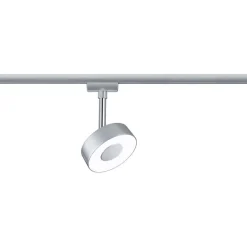 LED-spottivalaisin kiskoon Paulmann URail Circle, 160lm, 5W, 4000K, himmennettävä, mattakromi