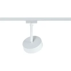 LED-spottivalaisin kiskoon Paulmann URail Circle Ø100mm 3-Step-Dim 210lm 5W 3000K himmennettävä signaalivalkoinen