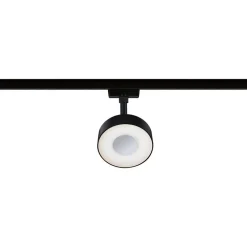 LED-spottivalaisin kiskoon Paulmann URail Circle, säädettävä värilämpötila, mattakromi