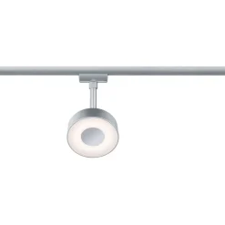 LED-spottivalaisin kiskoon Paulmann URail Circle, säädettävä värilämpötila, mattakromi