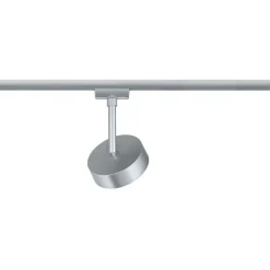 LED-spottivalaisin kiskoon Paulmann URail Circle, säädettävä värilämpötila, mattakromi