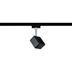 LED-spottivalaisin kiskoon Paulmann URail Cube, 4000K, himmennettävä, mattamusta