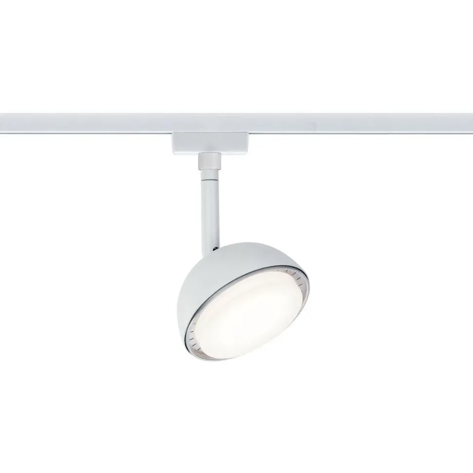LED-spottivalaisin kiskoon Paulmann URail Hemi, 3000K, mattakromi