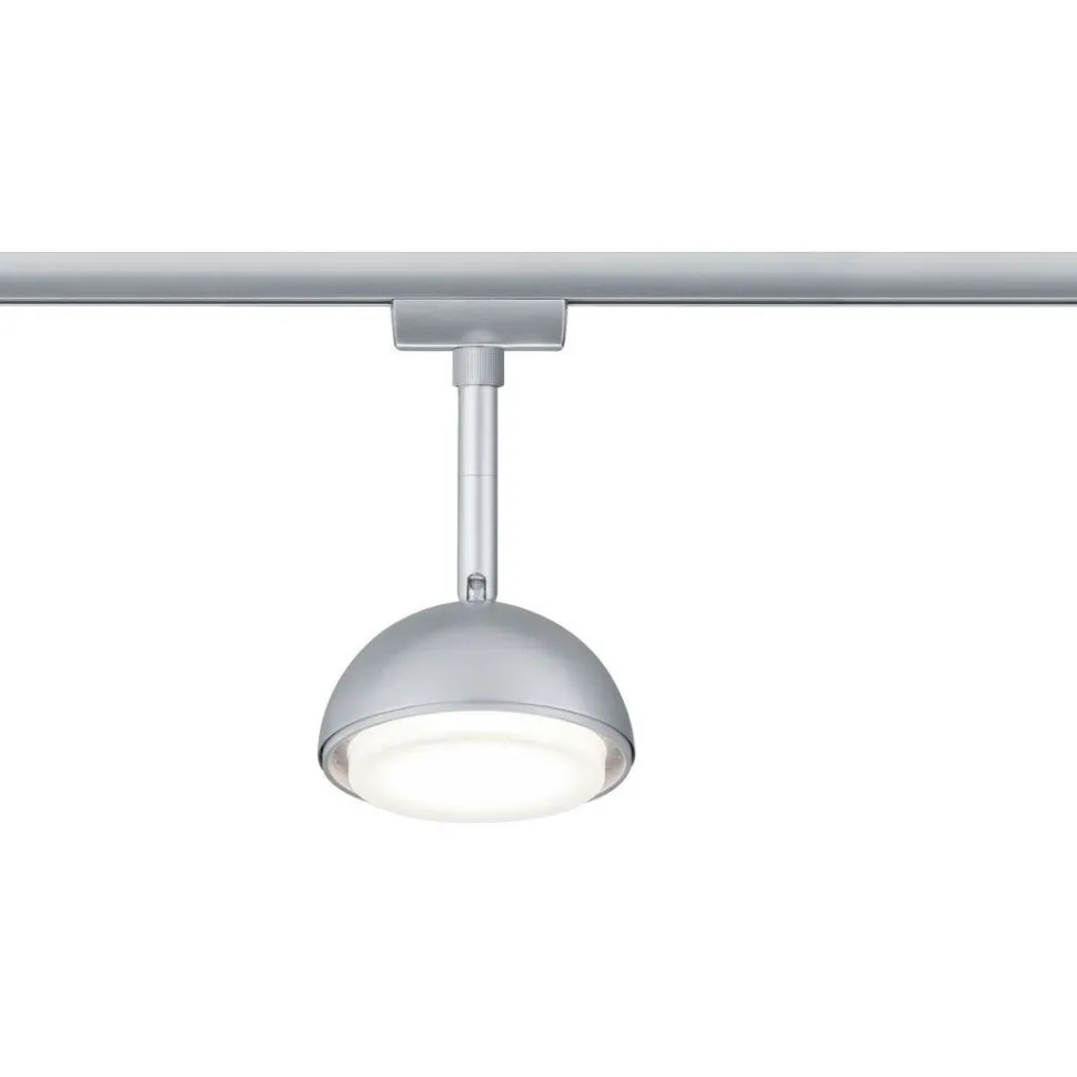LED-spottivalaisin kiskoon Paulmann URail Hemi, 3000K, mattakromi