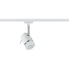LED-spottivalaisin kiskoon Paulmann URail Pipe, GU10, max.10W, himmennettävä, valkoinen/kromi