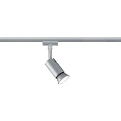 LED-spottivalaisin kiskoon Paulmann URail Pure I, GU10, max.10W, himmennettävä, mattakromi