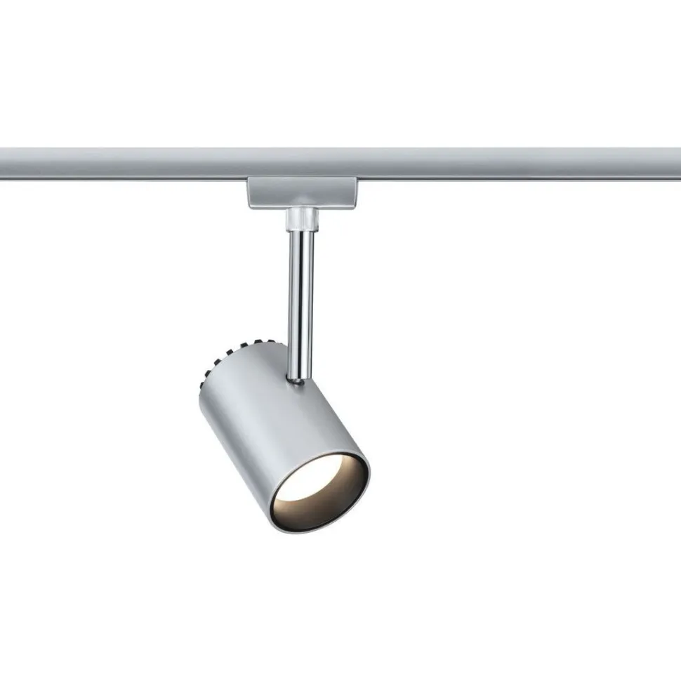 LED-spottivalaisin kiskoon Paulmann URail Shine, 2700K, mattakromi