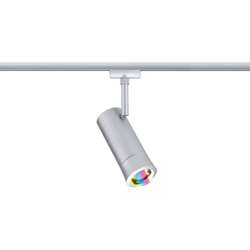 LED-spottivalaisin kiskoon Paulmann URail Smart Home Zigbee 3.0 Tarie, Ø6cm, 230lm, 4.5W, RGBW+, himmennettävä, 230V, mattamusta