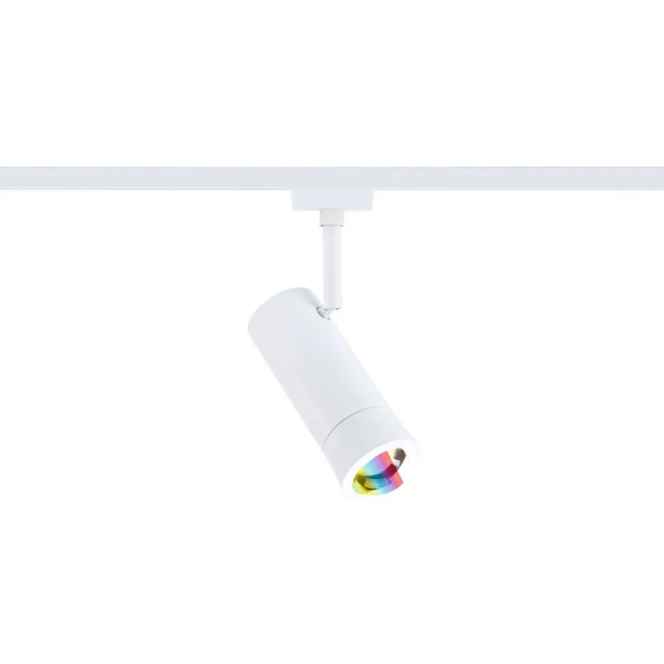 LED-spottivalaisin kiskoon Paulmann URail Smart Home Zigbee 3.0 Tarie, Ø6cm, 230lm, 4.5W, RGBW+, himmennettävä, 230V, mattamusta