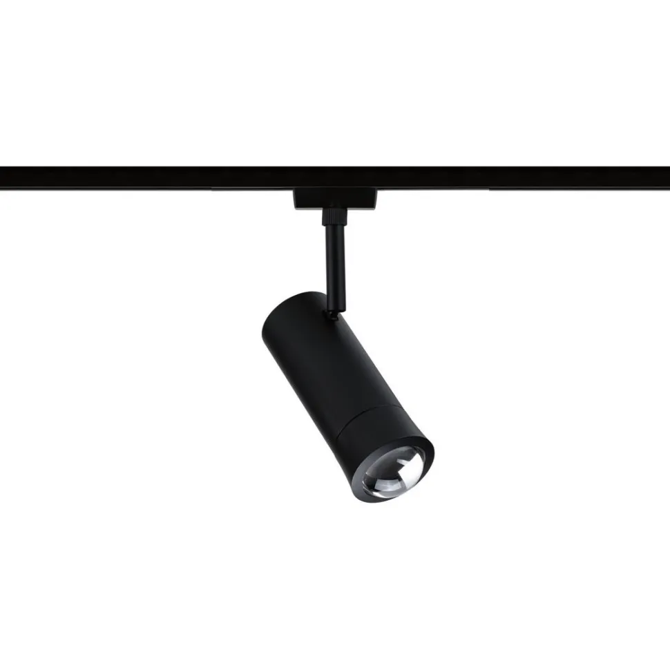 LED-spottivalaisin kiskoon Paulmann URail Smart Home Zigbee 3.0 Tarie, Ø6cm, 230lm, 4.5W, RGBW+, himmennettävä, 230V, mattamusta