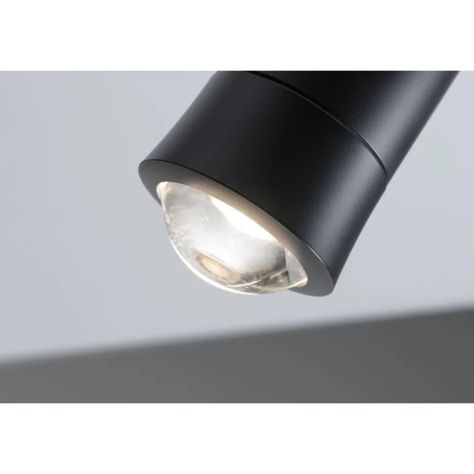 LED-spottivalaisin kiskoon Paulmann URail Smart Home Zigbee 3.0 Tarie, Ø6cm, 230lm, 4.5W, RGBW+, himmennettävä, 230V, mattamusta