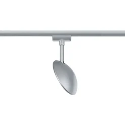 LED-spottivalaisin kiskoon Paulmann URail Sphere, 2700K, himmennettävä, mattakromi