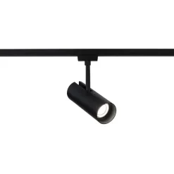 LED-spottivalaisin kiskoon Paulmann URail Theron, Ø6.2cm, 1100lm, 11W, 4000K, himmennettävä, 230V, mattamusta
