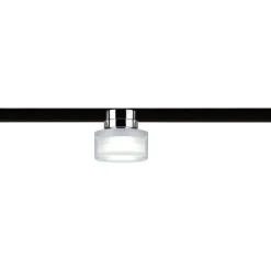 LED-spottivalaisin kiskoon Paulmann URail Topa Dot, 4000K, himmennettävä, kromi
