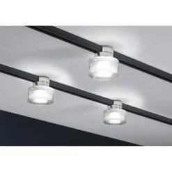 LED-spottivalaisin kiskoon Paulmann URail Topa Dot, 4000K, himmennettävä, kromi