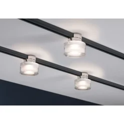 LED-Spottivalaisin kiskoon Paulmann URail Topa Dot kromi/kirkas