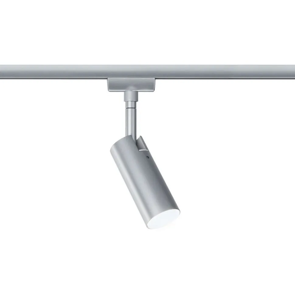 LED-spottivalaisin kiskoon Paulmann URail Tubo, 234lm, 4.5W, 4000K, mattakromi
