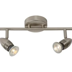 LED-spottivalaisin Lucide Caro-LED 2x5W satiinikromi