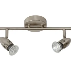 LED-spottivalaisin Lucide Caro-LED 2x5W satiinikromi